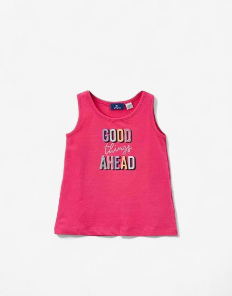 CHICCO Girls Tank Dark Pink