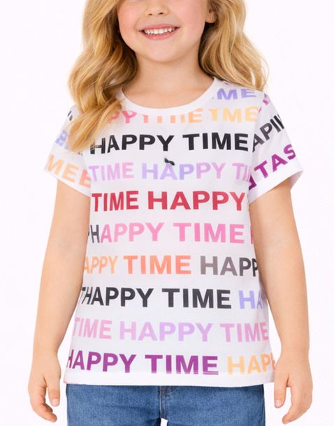 CHICCO Girls Tee White/Pink
