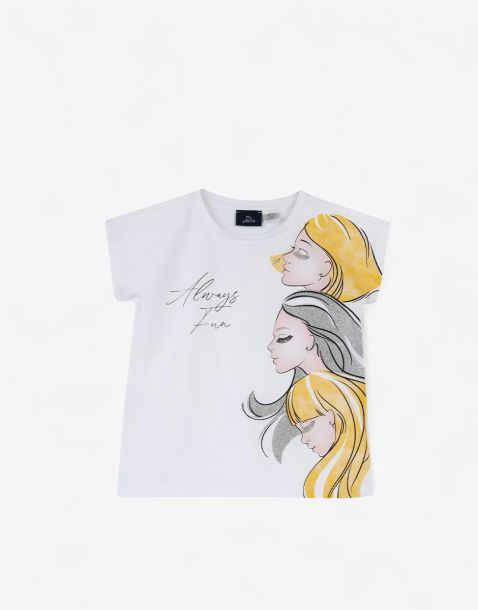 CHICCO Girls Tee White/Multi