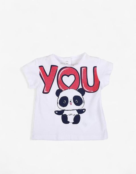CHICCO Girls Tee White Printed