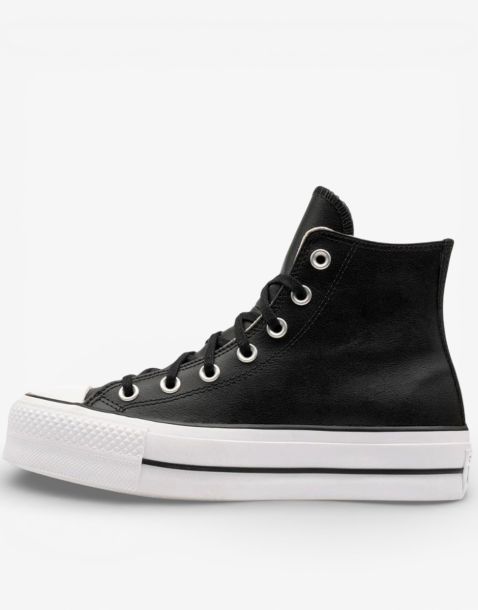 CONVERSE Chuck Taylor All Star Lift Hi Leather Black