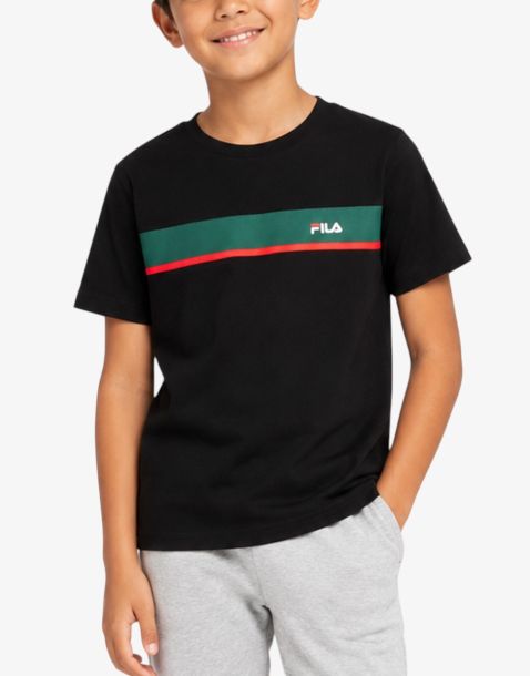 FILA Campasso Regular Tee Black