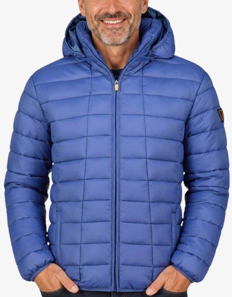 GEOGRAPHICAL NORWAY Aipter Puffer Hoodie Jacket Blue