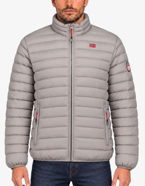GEOGRAPHICAL NORWAY Amigo Puffer Jacket Light Grey
