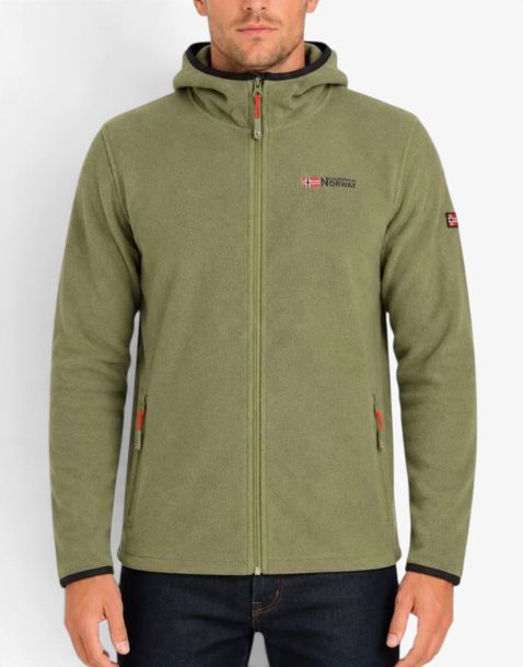 GEOGRAPHICAL NORWAY Unicia Fleece Jacket Khaki