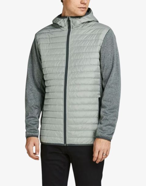 JACK&JONES Jjemulti Quilted Jacket Noos Gray