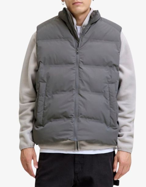 JACK&JONES Jjesoho Bodywarmer Collar SN Gray