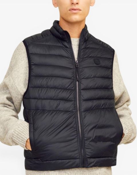 JACK&JONES Jjesprint Otw Vest Black