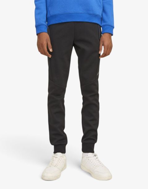 JACK&JONES Jpstwill Jjfusion Sweat PNTS NB Noos JNR Black