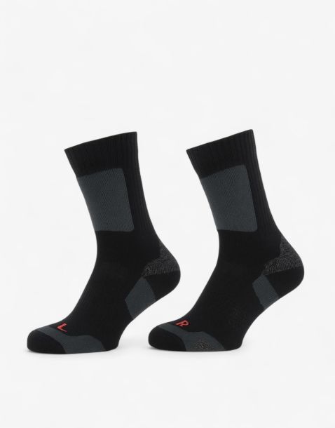 NEW BALANCE 1-Pair DriRelease Supportive Cushioning Sokcs Black/Grey