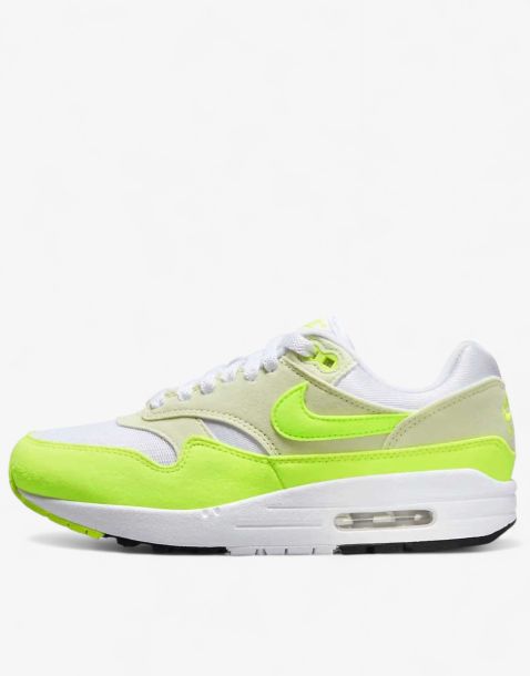 NIKE Air Max 1 Shoes White/Green