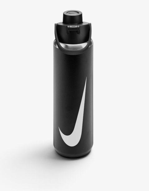 NIKE Bidon Recharge Chug Bottle Black/White