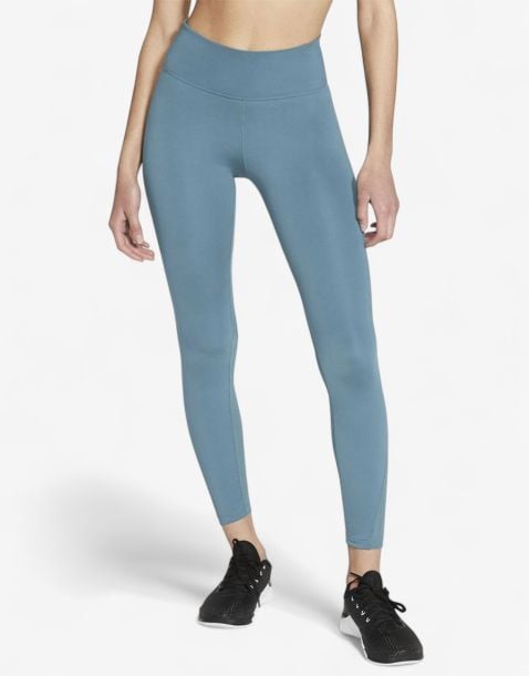 NIKE One Mid-Rise 7/8 Leggings Blue