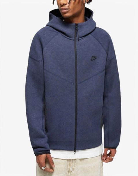 NIKE Tech Fleece Full-Zip Hoodie Blue