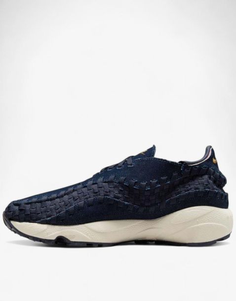 NIKE Air Footscape Woven Shoes Dark Denim