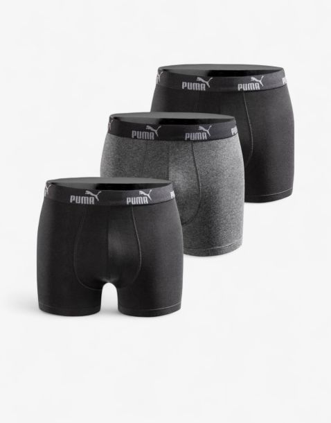 PUMA 3-Packs Boxer Shorts Black Combo