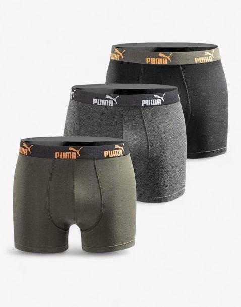 PUMA 3-Packs Boxer Shorts Orange