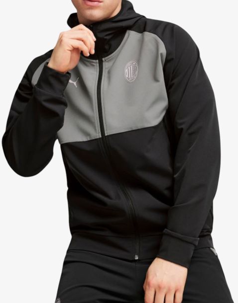 PUMA x AC Milan TECH Track Jacket WV Black/Gray