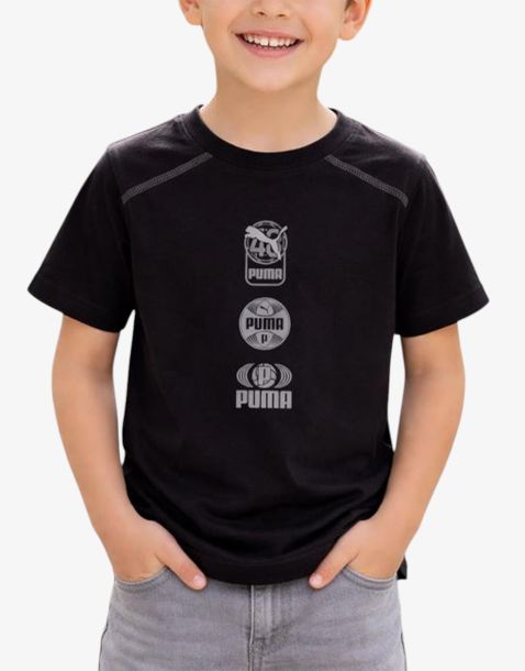 PUMA Active Sports Graphics Tee Black