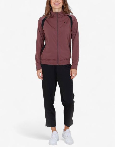PUMA Classic Tricot Tracksuit Purple/Black