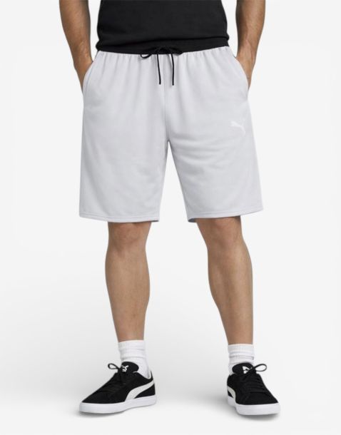 PUMA Cloudspun Knit Training Shorts Grey