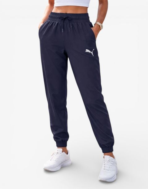 PUMA Cross The Line Warm Up Performance Pants Navy