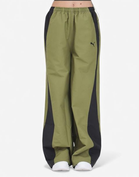 PUMA Dare To Relaxed Parachute Pants Green