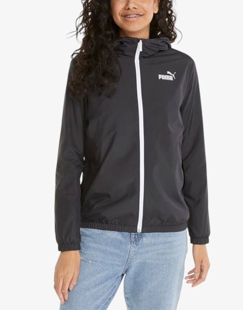 PUMA Ess Solid Windbreaker Black