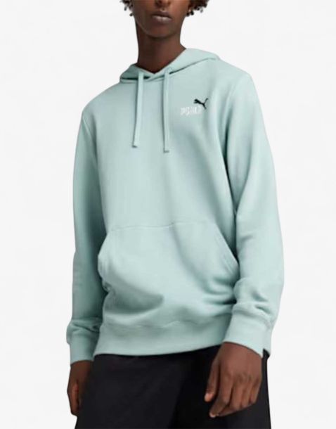 PUMA Essentials 2 Color No1 Logo Hoodie Green