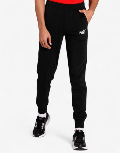 PUMA Essentials Jersey Pants Black