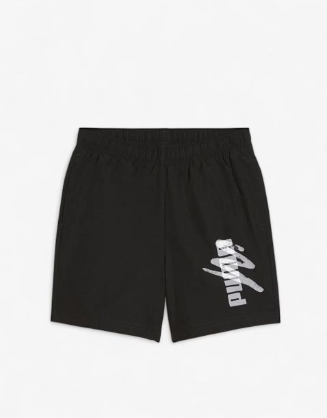 PUMA Essentials Logo Lab Shorts Black