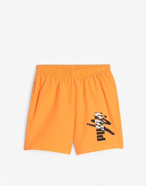 PUMA Essentials Logo Lab Shorts Orange