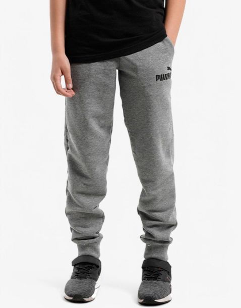 PUMA Essentials Logo Pants Grey