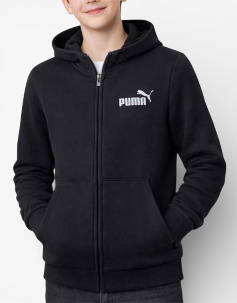 PUMA Essentials Small Logo Hoodie Black