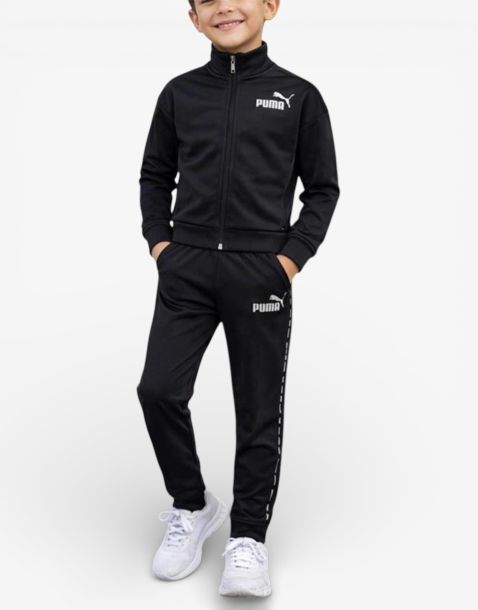 PUMA Essentials Tape Tricot Tracksuit Black