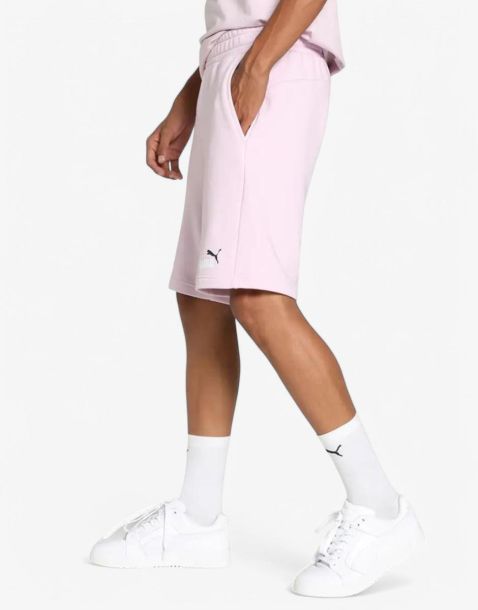 PUMA Essentials+ 2 Colour Logo Shorts Purple
