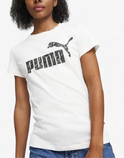 PUMA Essentials+ Animal Graphic Tee White