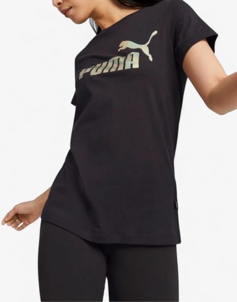 PUMA Essentials+ Nova Shine Tee Black