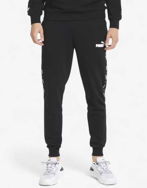 PUMA Essentials+ Tape Sweatpants Black