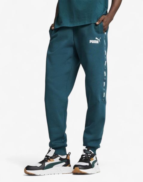 PUMA Essentials+ Tape Sweatpants Blue