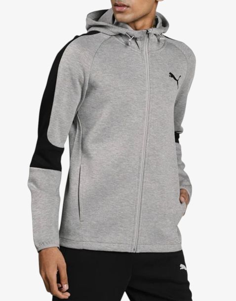 PUMA Evostripe Core FZ Hoodie Gray/Black