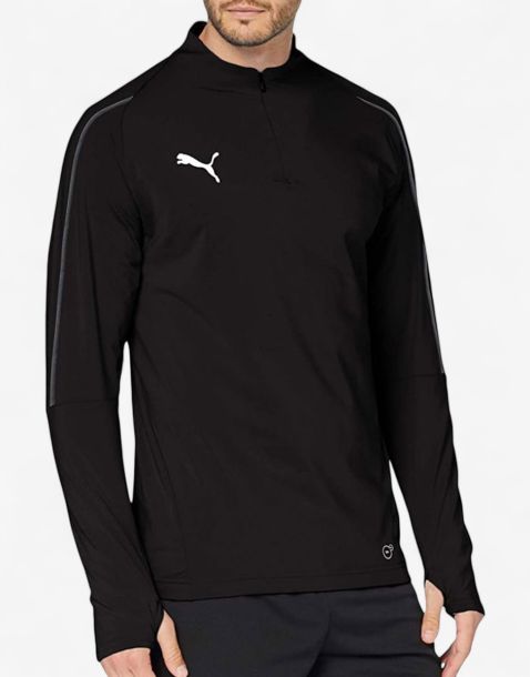 PUMA Final Training 1/4 Zip Top Black