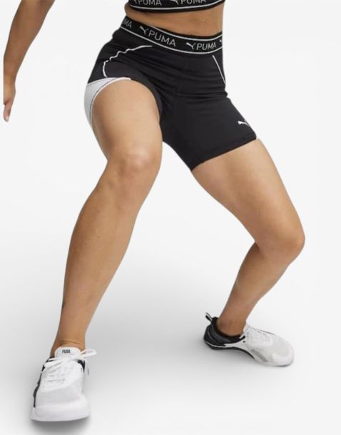 PUMA Fit Train Strong Short Tights Black