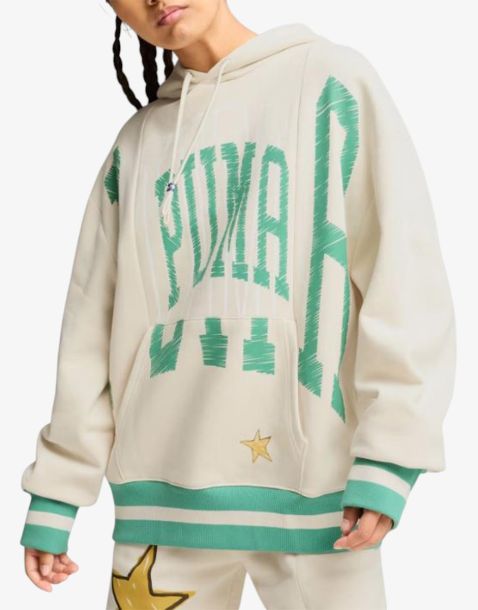 PUMA Getting Crafty Basketball Hoodie Ecru