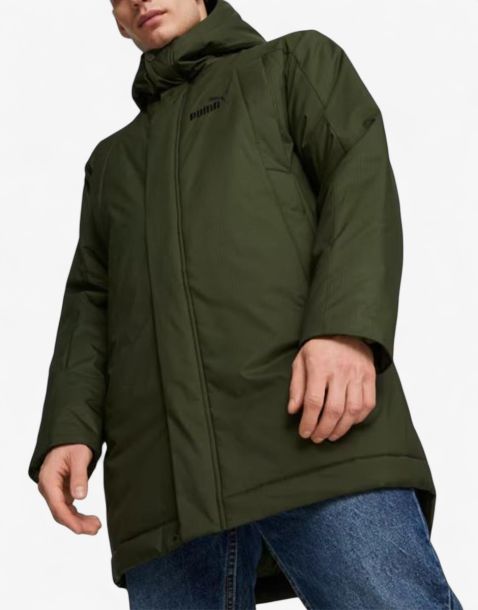 PUMA Hooded Padded Parka Green