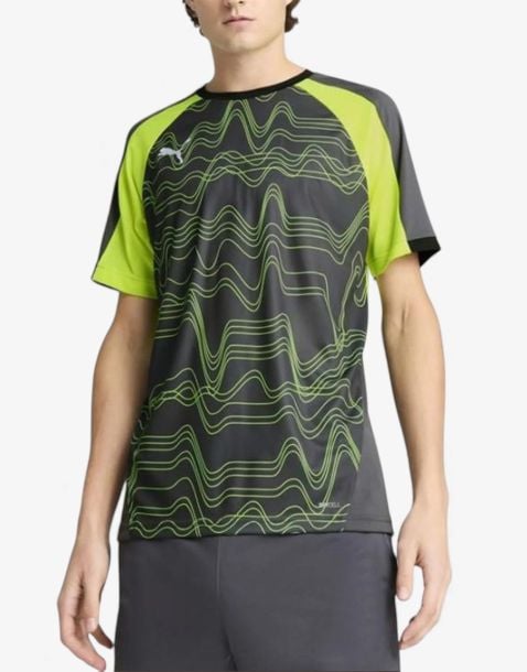 PUMA IndividualLiga Graphic Tee Grey