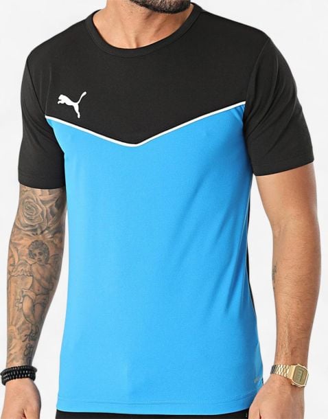 PUMA IndividualRISE Jerse Tee Blue M