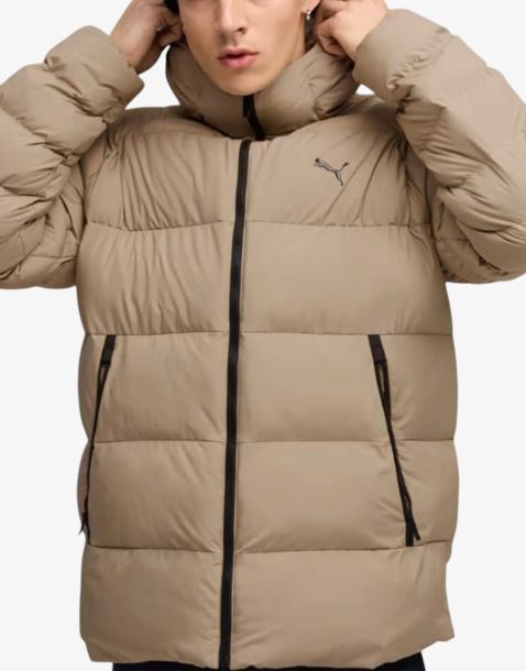 PUMA Mono Hooded Jacket Beige