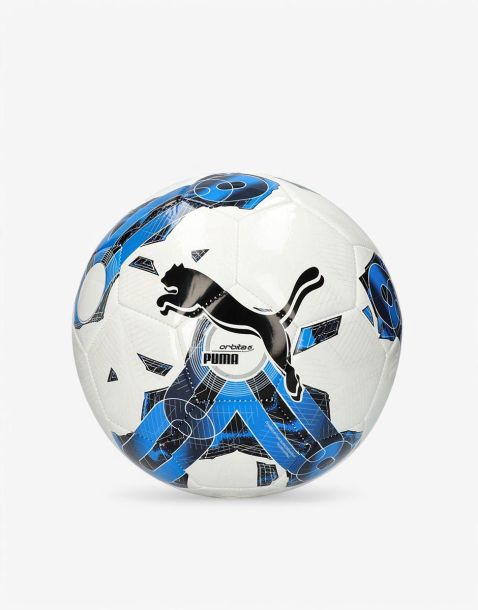 PUMA Orbita 6 Ms Soccer Ball White/Blue