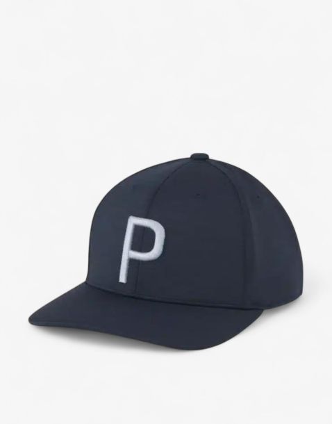 PUMA P Snapback Cap Navy Kids
